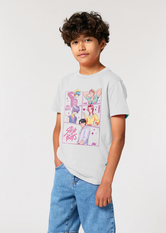 KPDH STAR BOYS KIDS WHITE TEE