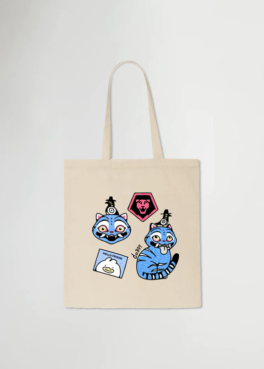 KPDH CUTE TIGER TOTE BAG