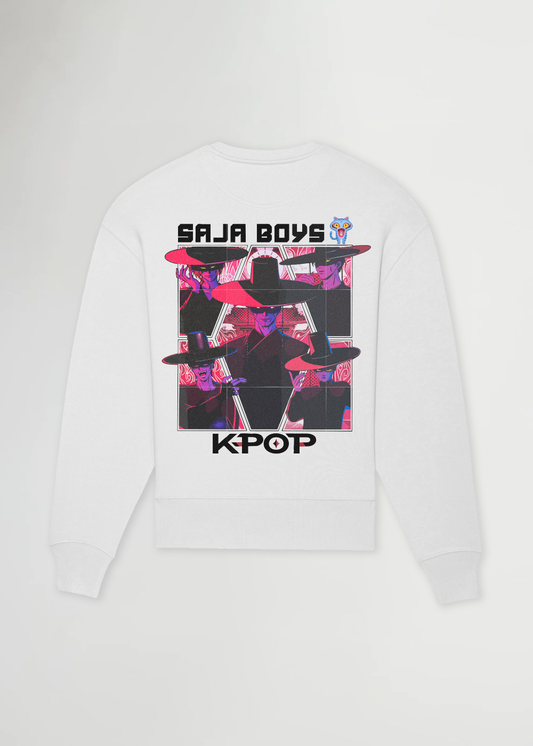 KPDH SAJA KPOP WHITE SWEATSHIRT