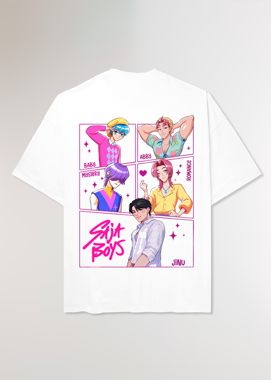 KPDH STAR BOYS KIDS WHITE TEE