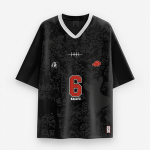 NAGATO® BLACK FOOTBALL JERSEY