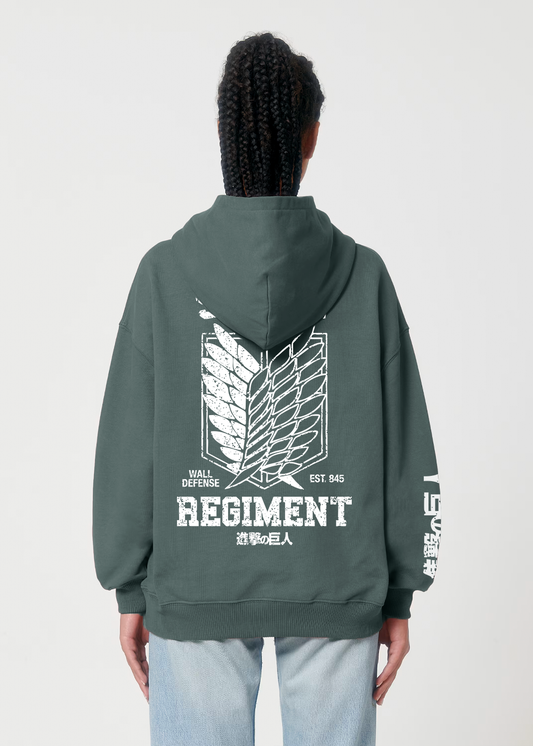 SCOUT REGIMENT GREEN OVERSIZE HOODIE