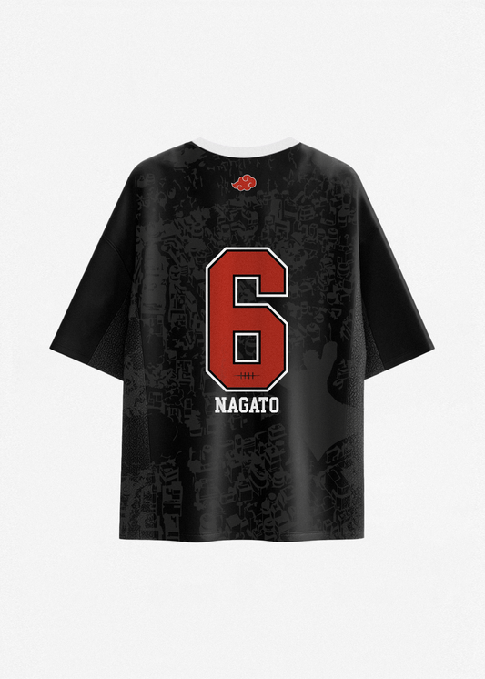 NAGATO® BLACK FOOTBALL JERSEY