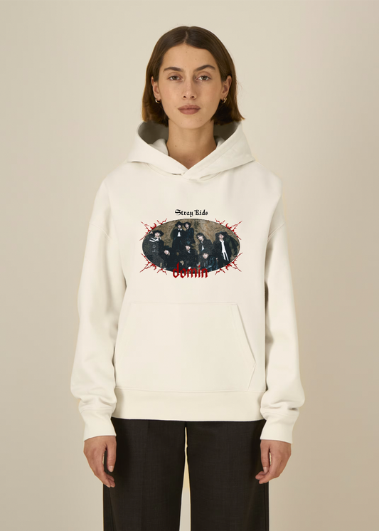 DOMIN TOUR THE GROUP BEIGE HOODIE