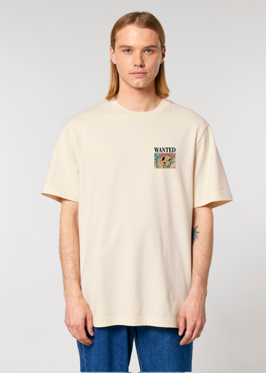 WANTED DOCTOR BEIGE TEE