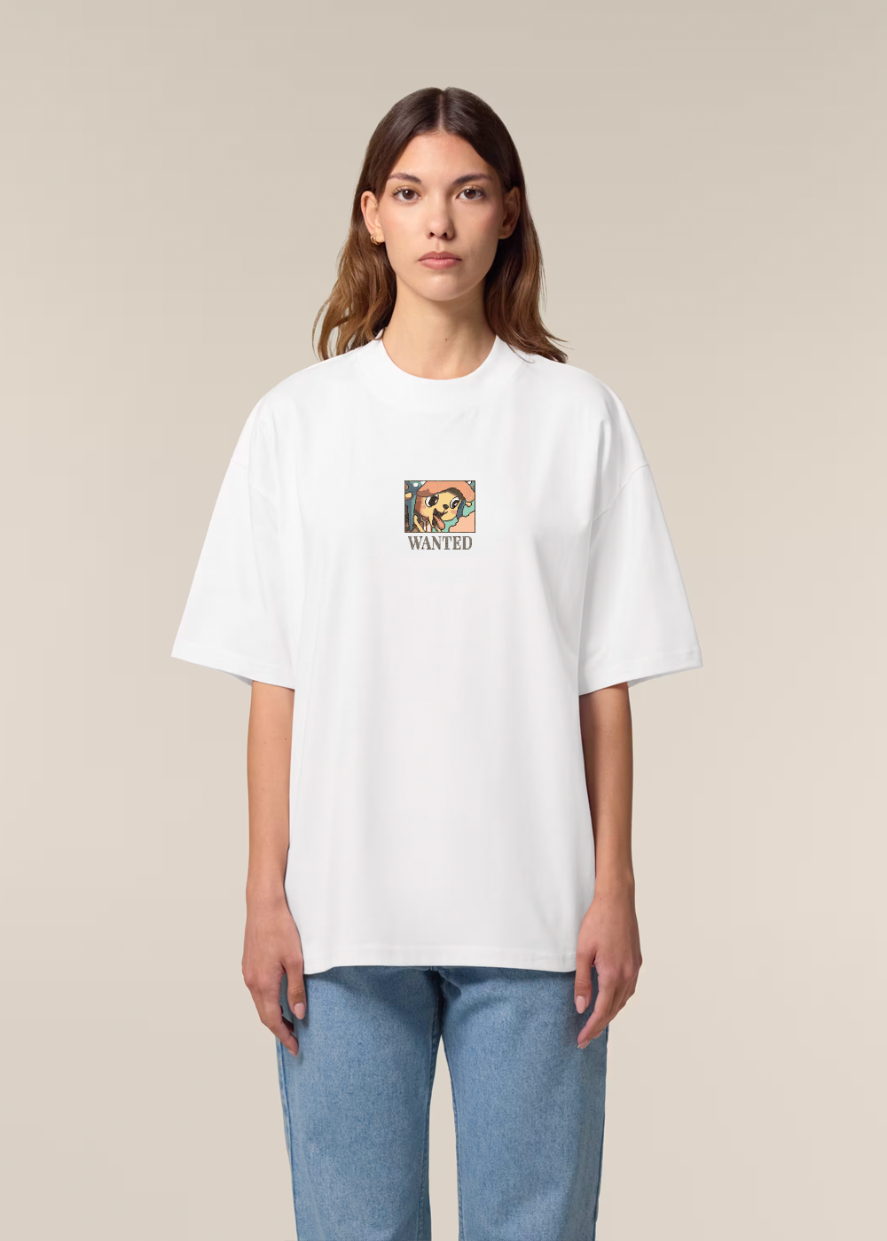 PIXELED WANTED® WHITE TEE