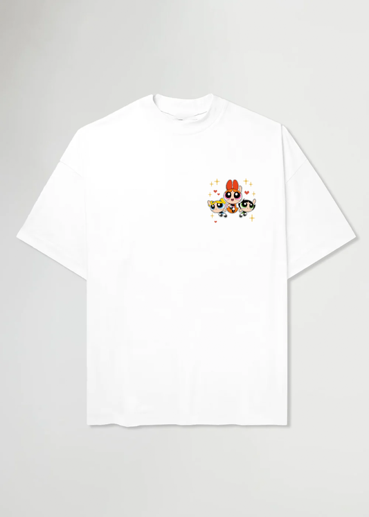 CRIME FIGHTING TRIO® WHITE TEE