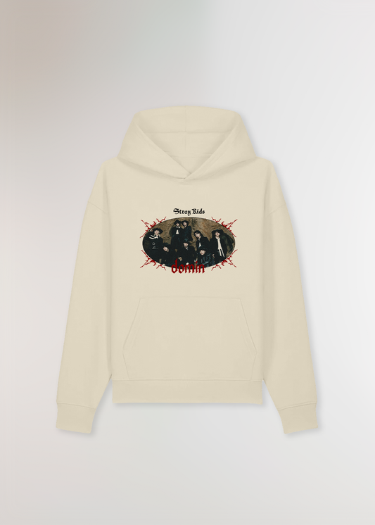 DOMIN TOUR THE GROUP BEIGE HOODIE