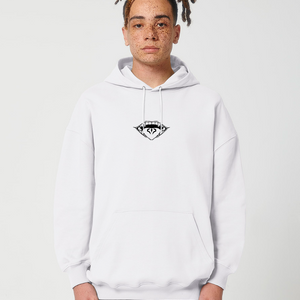 CURSED MOUTH® OVERSIZE WHITE HOODIE