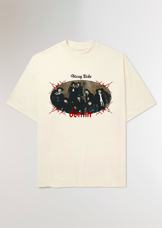 DOMIN TOUR THE GROUP BEIGE TEE