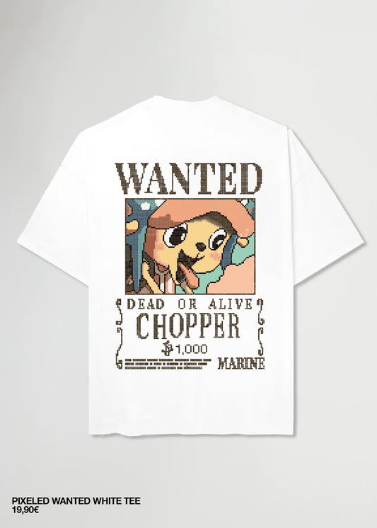 PIXELED WANTED® WHITE TEE