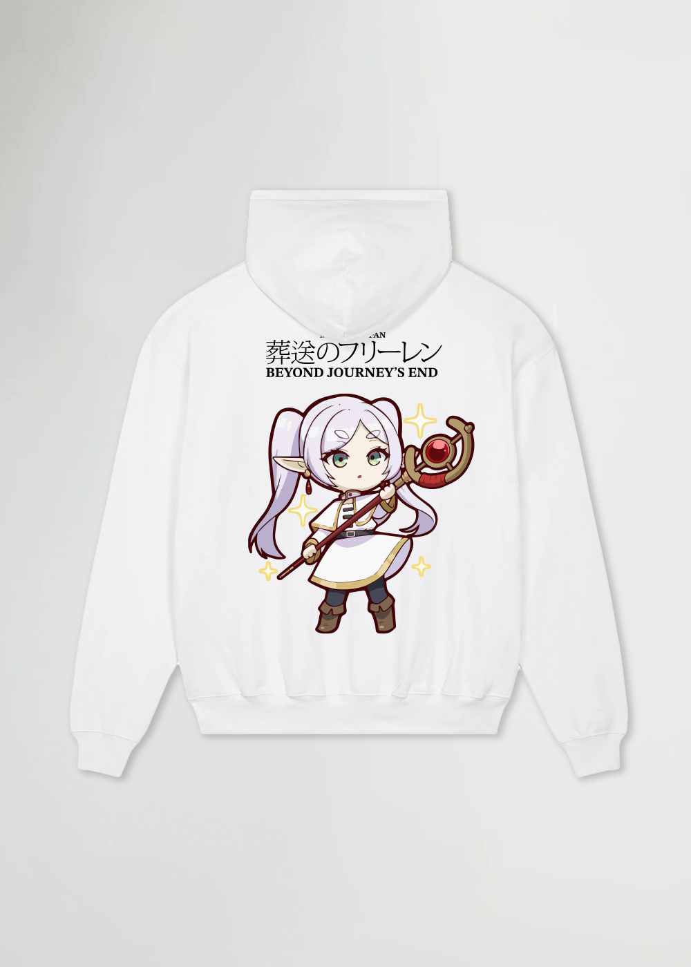 THE MAGE® OVERSIZED WHITE HOODIE