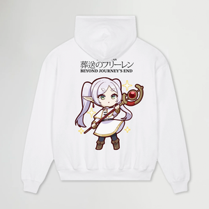 THE MAGE® OVERSIZED WHITE HOODIE