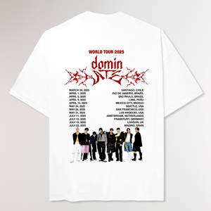DOMIN TOUR WORLD TOUR WHITE TEE