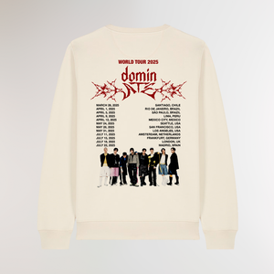 DOMIN TOUR WORLD TOUR BEIGE SWEATSHIRT