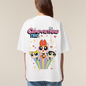 CRIME FIGHTING TRIO® WHITE TEE