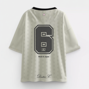 COTTON CANDY LOVER® BEIGE FOOTBALL JERSEY