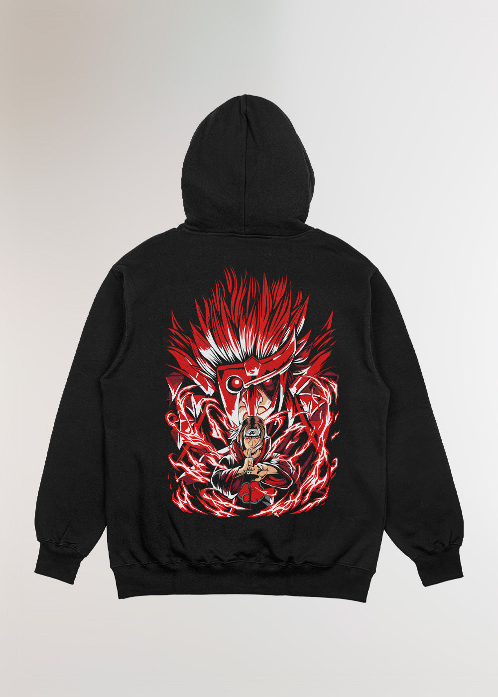 THE PRINCE OF CROWS® OVERSIZE BLACK HOODIE