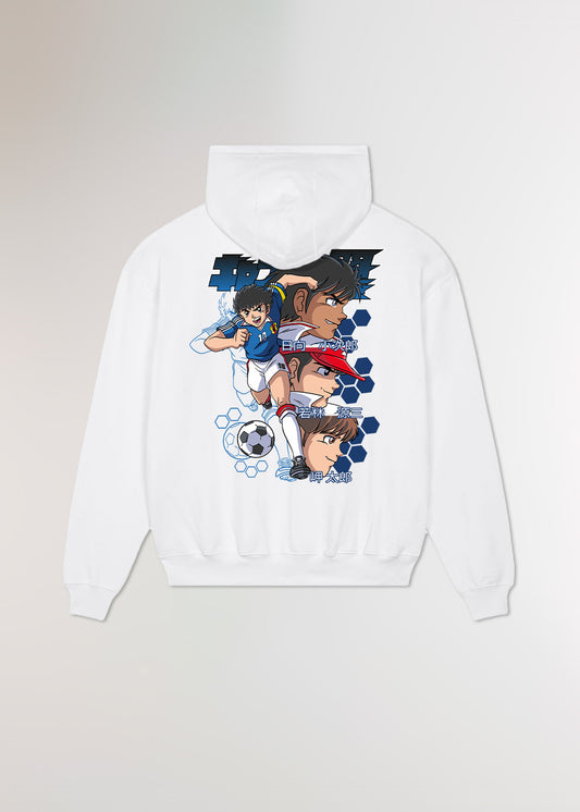 DREAM TEAM® OVERSIZE WHITE HOODIE