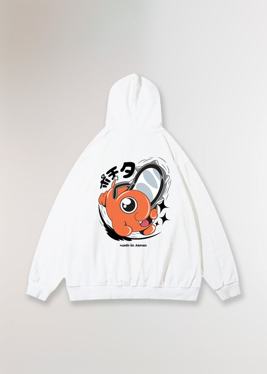 PACHITO® OVERSIZE WHITE HOODIE