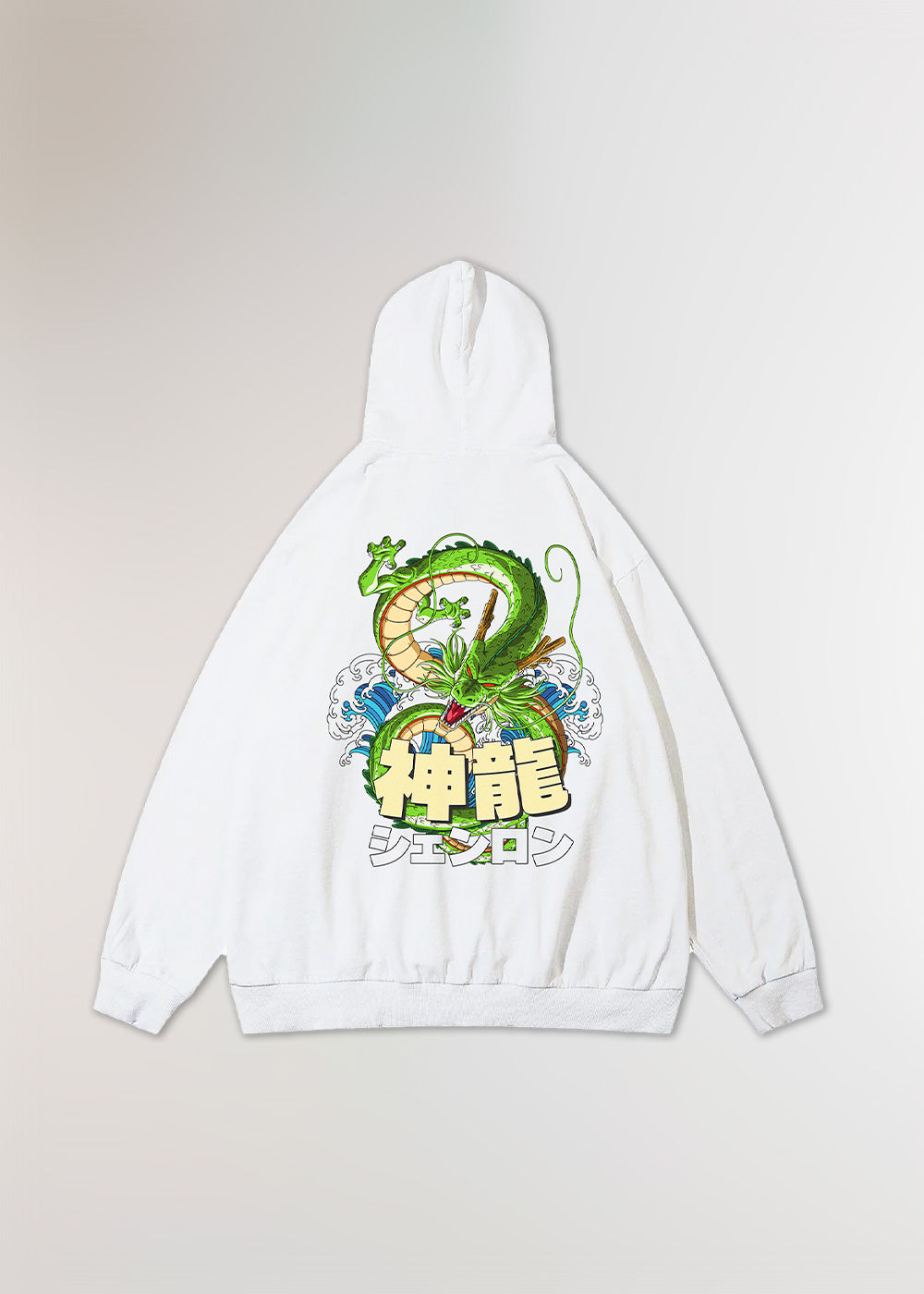 DRAGON GOD® OVERSIZE WHITE HOODIE