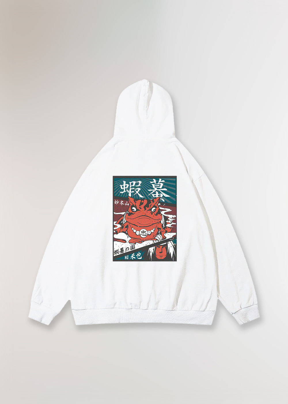 LEGENDARY SANNIN® OVERSIZE WHITE HOODIE