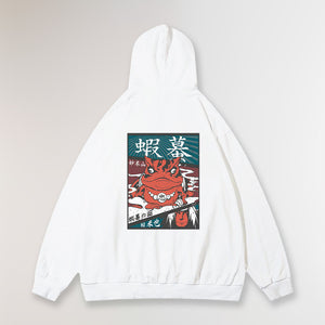 LEGENDARY SANNIN® OVERSIZE WHITE HOODIE