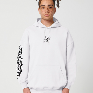 EVIL SEALING® OVERSIZE WHITE HOODIE