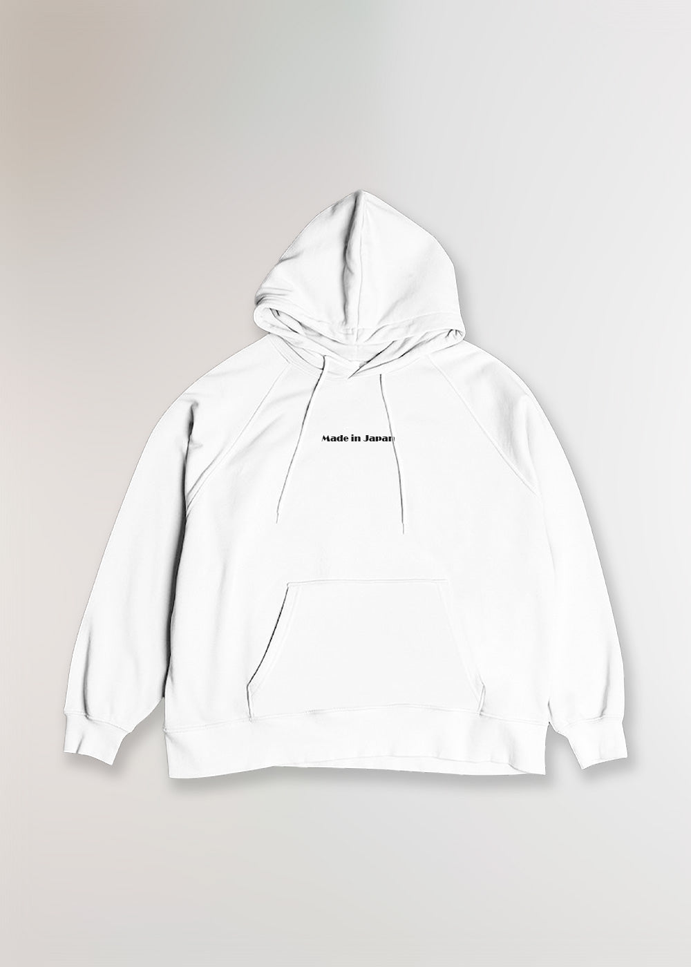 HARD SKULL® OVERSIZE WHITE HOODIE