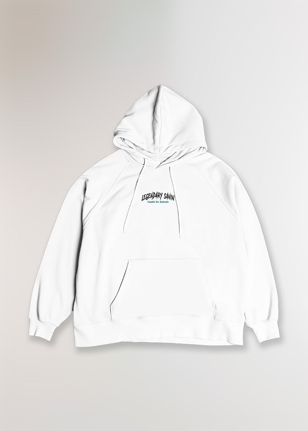 LEGENDARY SANNIN® OVERSIZE WHITE HOODIE