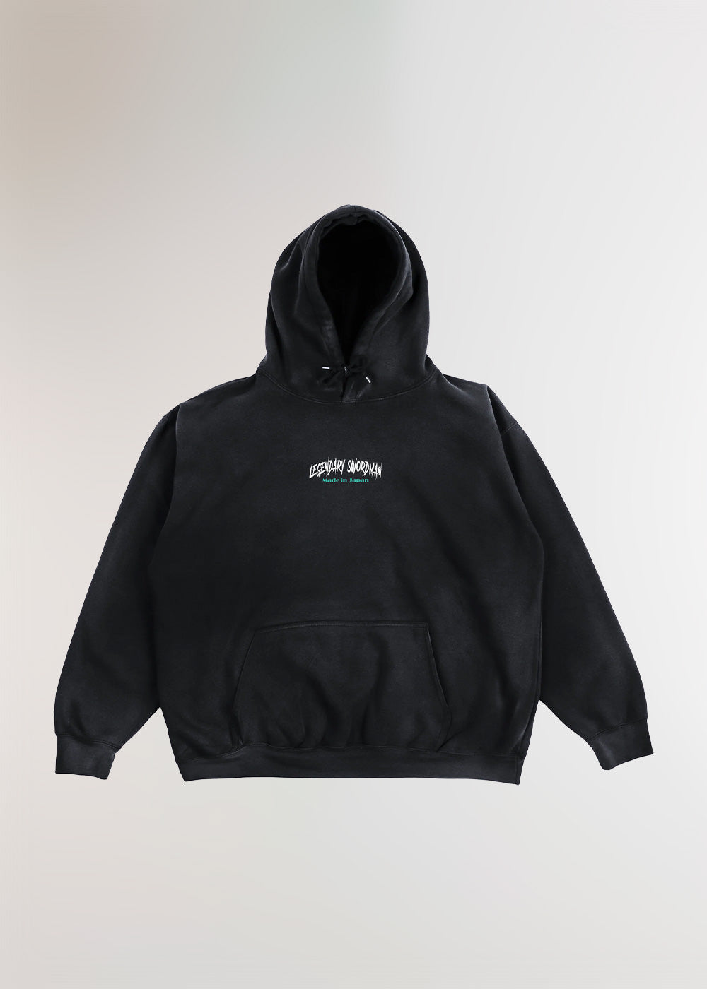 LEGENDARY SWORDSMAN® OVERSIZE BLACK HOODIE