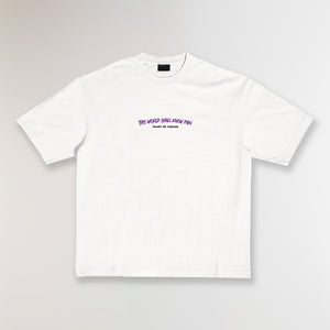 SHALL KNOW PAIN® WHITE TEE