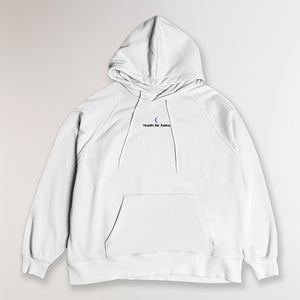 DOG YAKSHA® OVERSIZE WHITE HOODIE