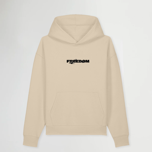 FREEDOM BEIGE OVERSIZE HOODIE