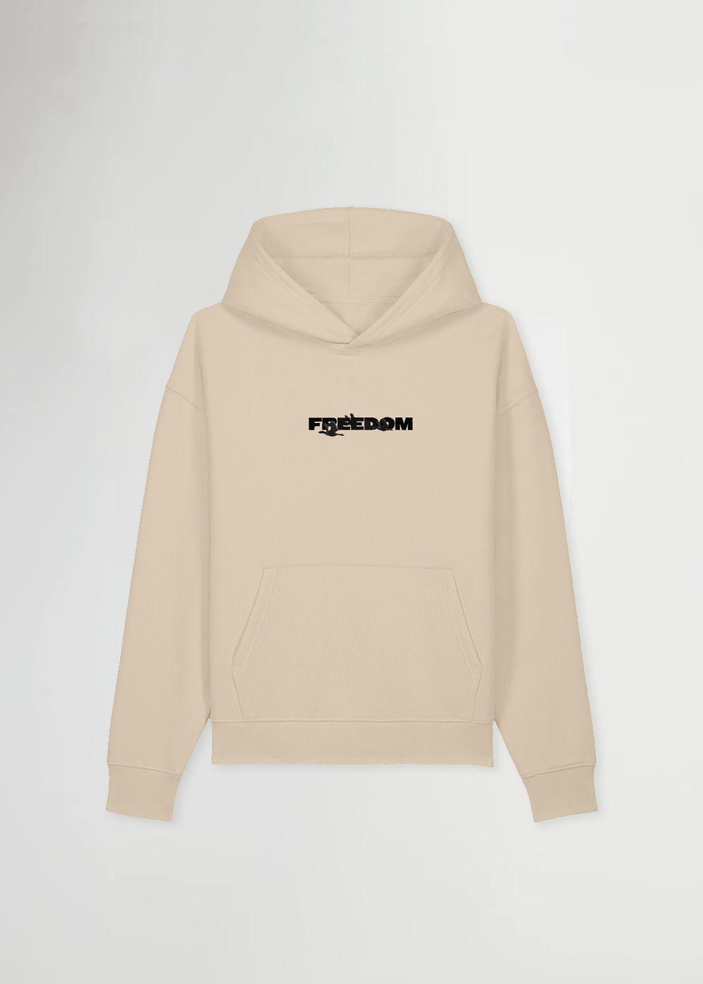 FREEDOM BEIGE OVERSIZE HOODIE