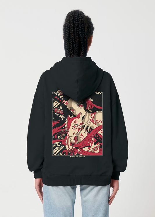 THE CHOSEN DEMON BLACK OVERSIZE HOODIE