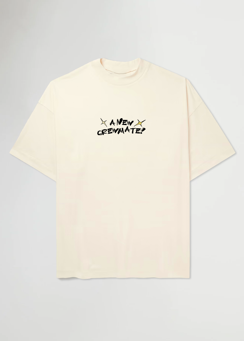 A NEW CREWMATE® BEIGE TEE