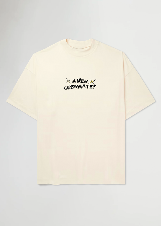 A NEW CREWMATE® BEIGE TEE