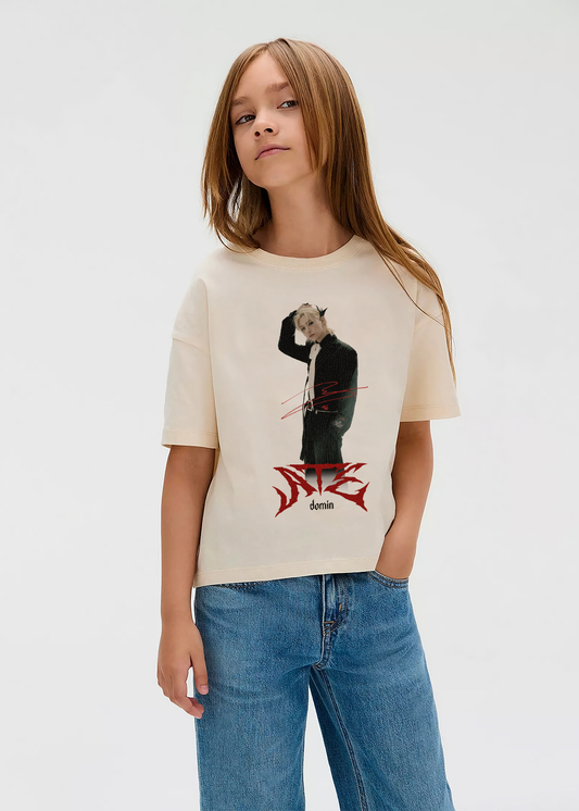 DOMIN TOUR FELIX BEIGE KIDS TEE
