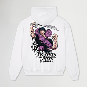 JJK SORCERER® OVERSIZE WHITE HOODIE