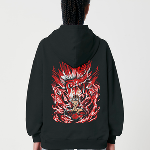 THE PRINCE OF CROWS® OVERSIZE BLACK HOODIE