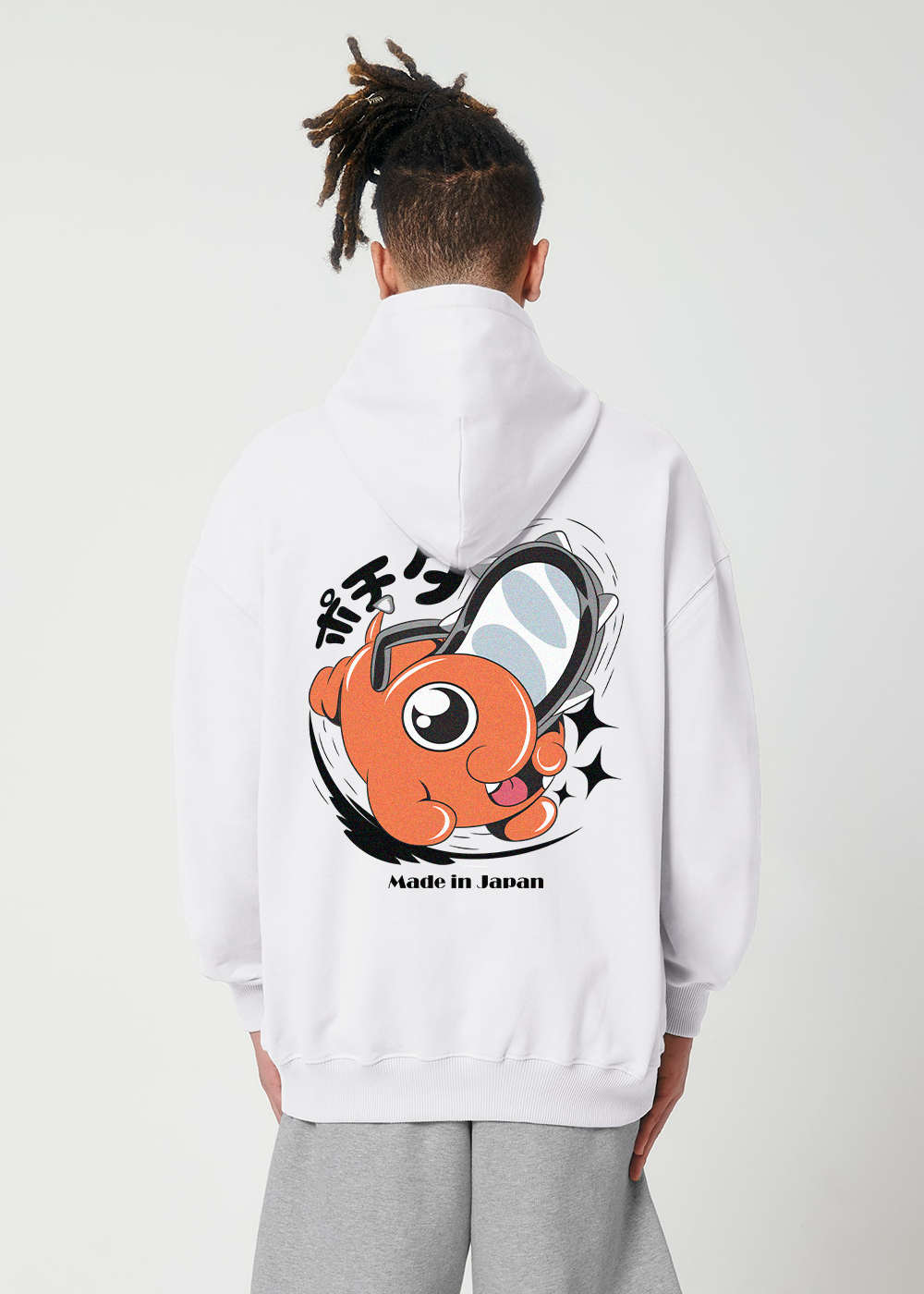 PACHITO® OVERSIZE WHITE HOODIE