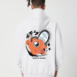 PACHITO® OVERSIZE WHITE HOODIE