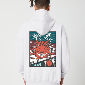 LEGENDARY SANNIN® OVERSIZE WHITE HOODIE