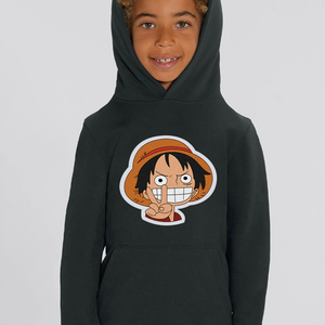 STRAW HAT® BLACK HOODIE KID