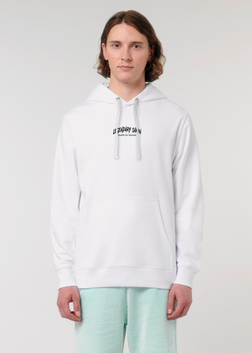 LEGENDARY SANNIN® OVERSIZE WHITE HOODIE