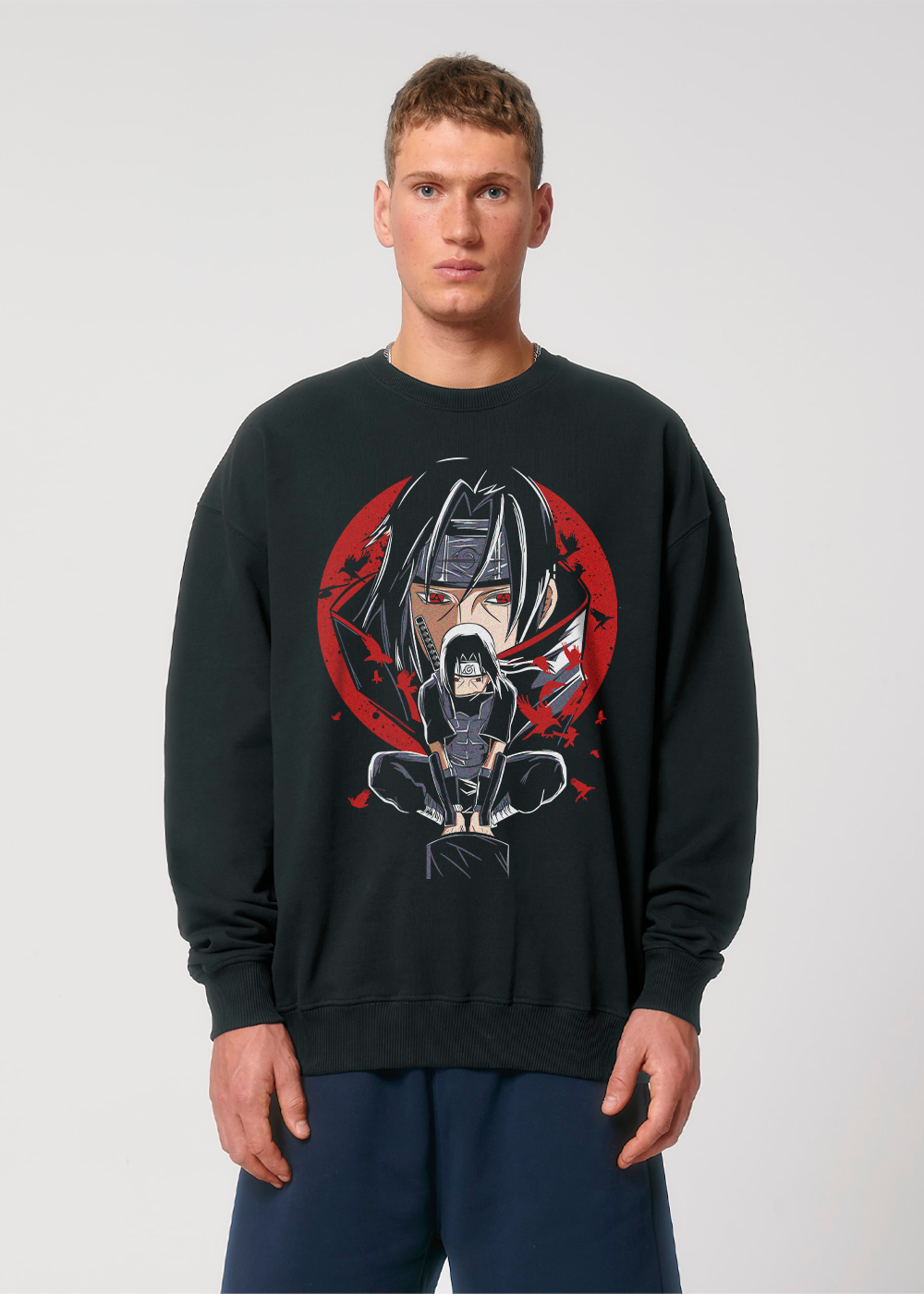 AKATSUKI® OVERSIZE BLACK SWEAT