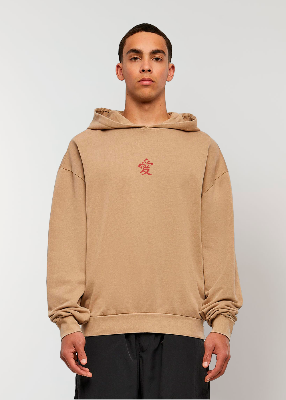 FIFTH KAZEKAGE® OVERSIZE ACID BEIGE HOODIE