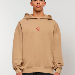 FIFTH KAZEKAGE® OVERSIZE ACID BEIGE HOODIE