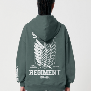 SCOUT REGIMENT GREEN OVERSIZE HOODIE